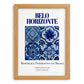 Belo Horizonte, Brasil – Travel Wall Decor, set in oak frame