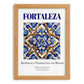 Fortaleza, Brasil – Dream Destination Decor, set in oak frame