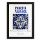 Porto Alegre, Brasil – Retro Travel Poster, in sleek black frame