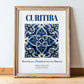 Curitiba, Brasil – Wanderlust-Inspired Poster, in wooden frame leaning on the floor
