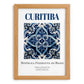 Curitiba, Brasil – Wanderlust-Inspired Poster, set in oak frame