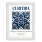 Curitiba, Brasil – Wanderlust-Inspired Poster, placed in minimal white frame