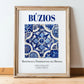 Búzios, Brasil – Travel Wall Decor, in wooden frame leaning on the floor