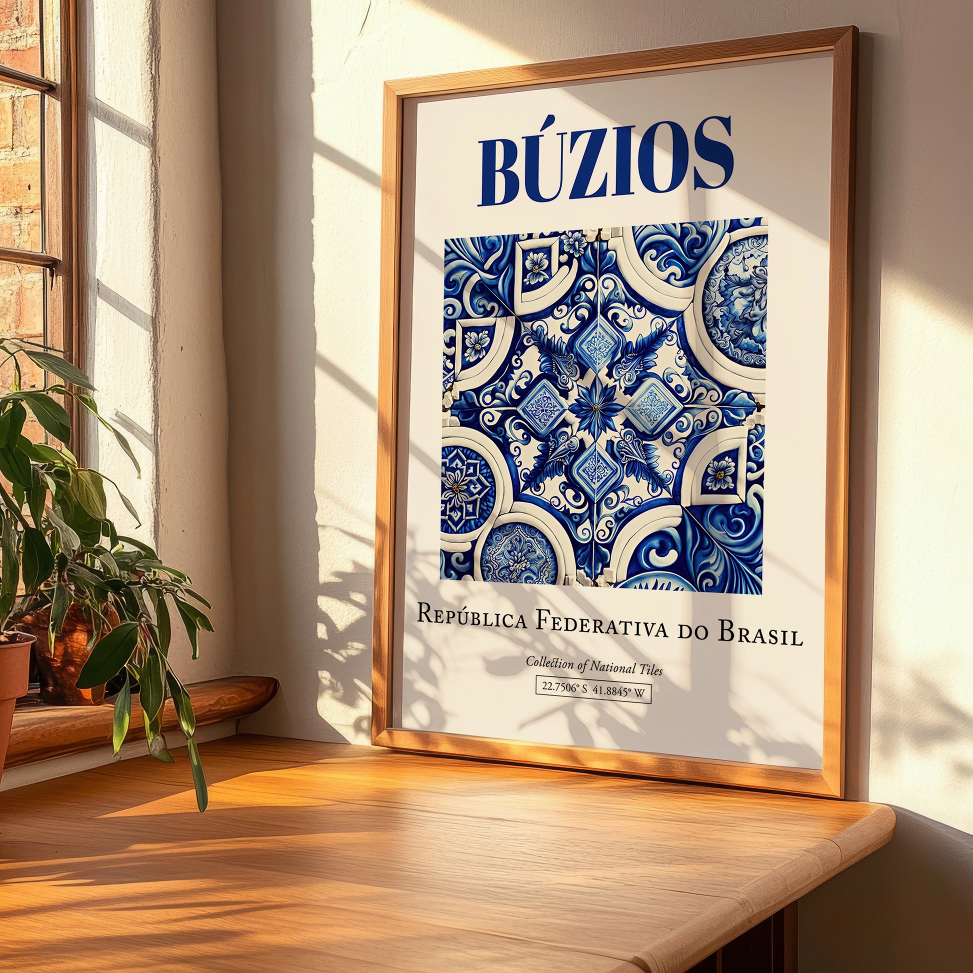 Búzios, Brasil – Travel Wall Decor, clean layout with no caption
