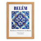 Belém, Brasil – Travel Poster, set in oak frame