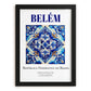 Belém, Brasil – Travel Poster, in sleek black frame