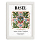 Basel, Switzerland – Global Wall Art, placed in minimal white frame