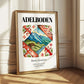Adelboden, Switzerland – Travel Poster, styled in a charming Paris street view
