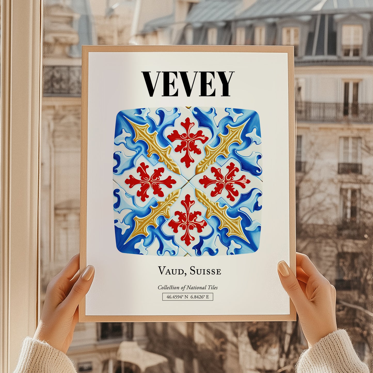 Vevey, Switzerland – Cityscape Wall Art