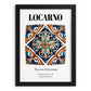 Locarno, Switzerland – Away From Home Poster, in sleek black frame