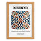 Dubrovnik, Croatia – Travel Poster, set in oak frame