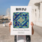 Rovinj, Croatia – Travel Wall Decor, no-text version framed in wood