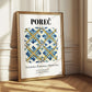 Poreč, Croatia – Travel Print, styled in a charming Paris street view