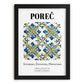 Poreč, Croatia – Travel Print, in sleek black frame