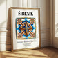 Šibenik, Croatia – Travel Print, styled in a charming Paris street view