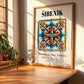 Šibenik, Croatia – Travel Print, clean layout with no caption