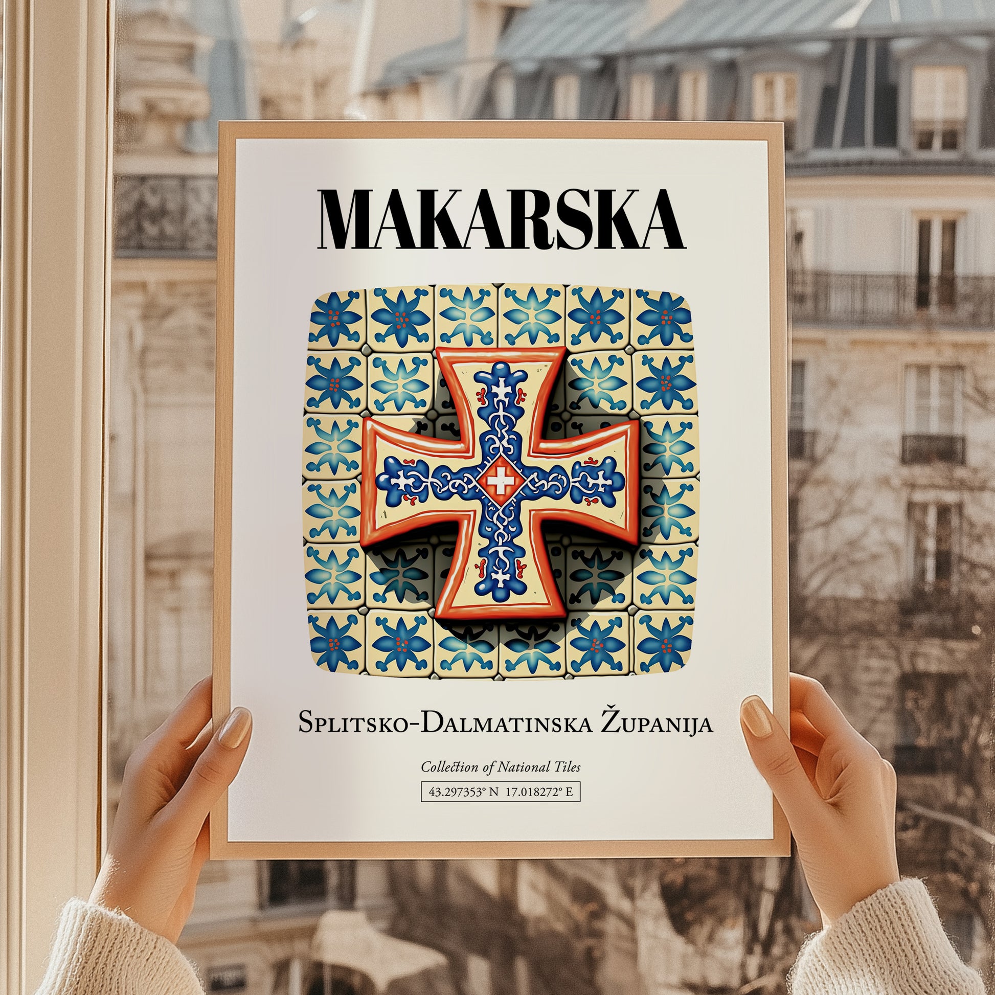Makarska, Croatia – Retro Travel Poster