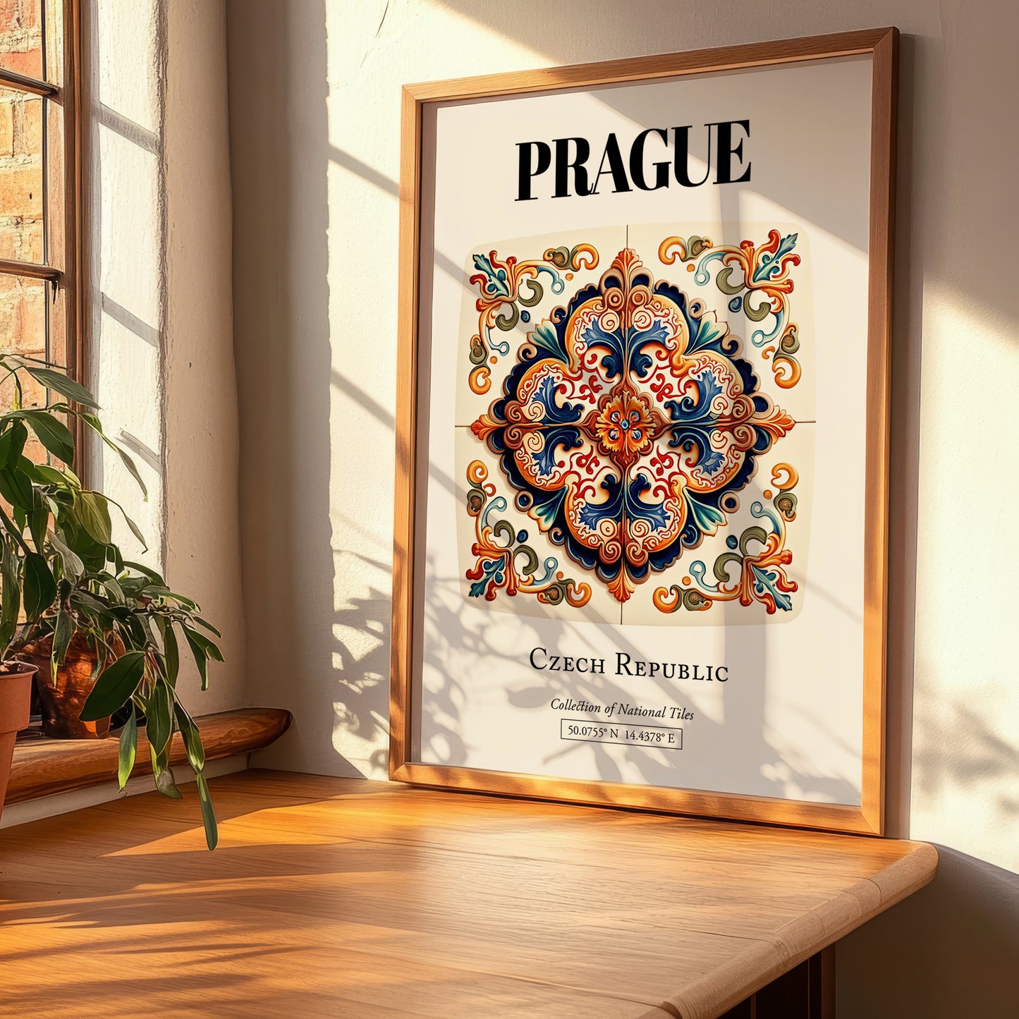 Prague, Czech Republic – Travel Print, clean layout with no caption
