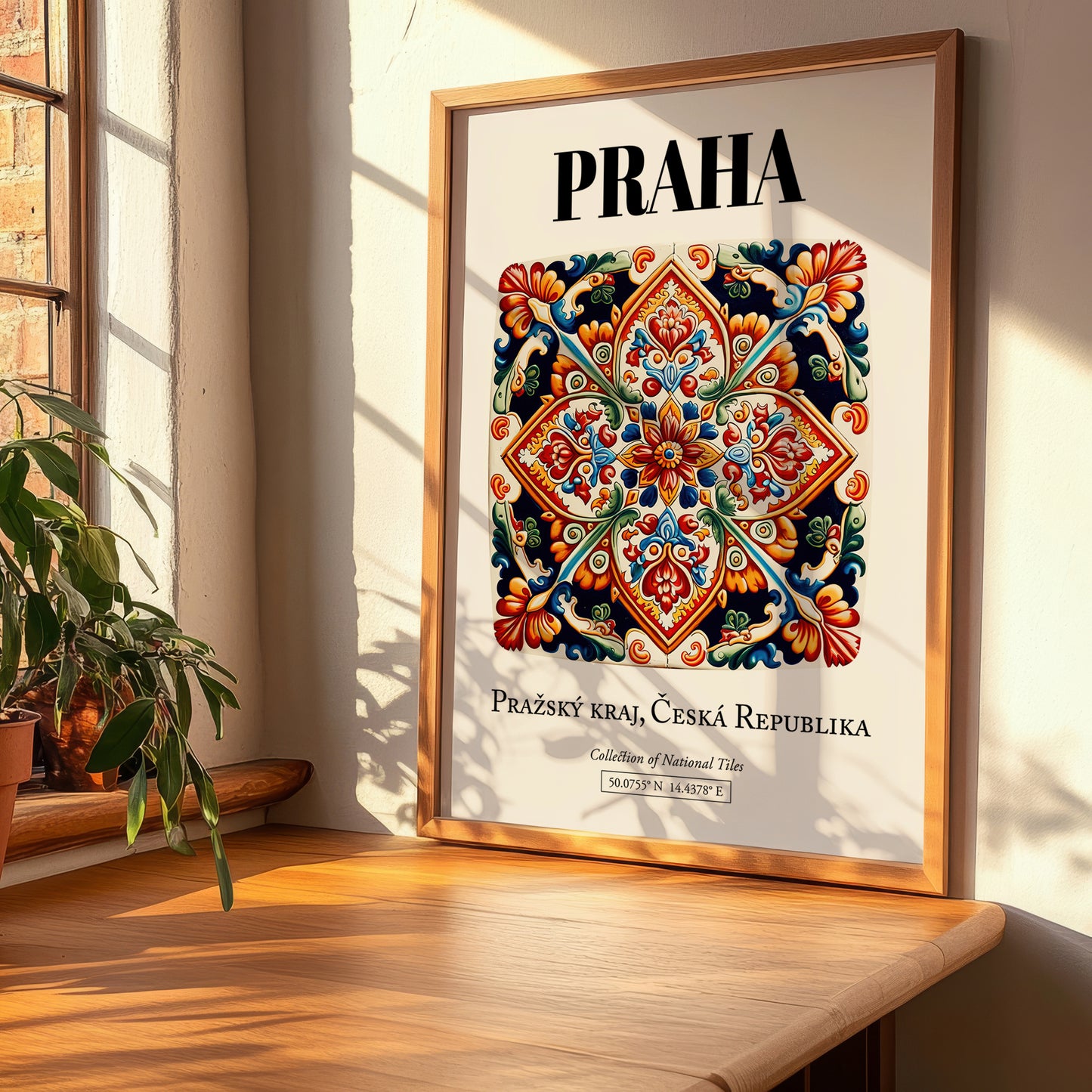 Praha, Czech Republic – Travel Print, clean layout with no caption