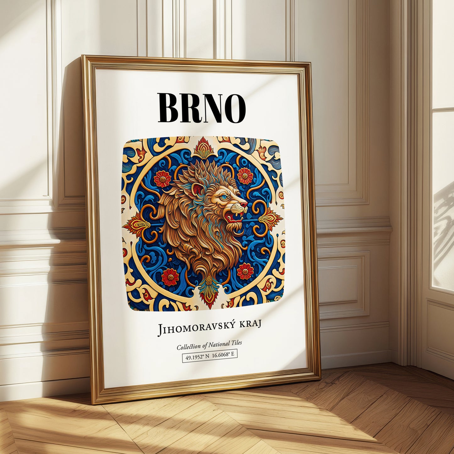 Brno, Czech Republic – Country Culture Poster, styled in a charming Paris street view