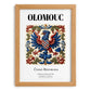 Olomouc, Czech Republic – Wanderlust-Inspired Poster, set in oak frame