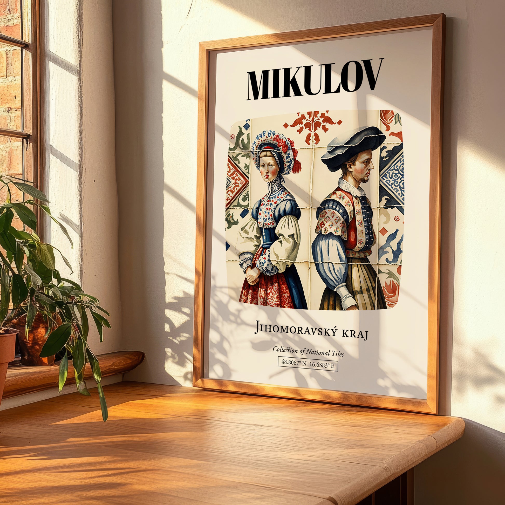 Mikulov, Czech Republic – Travel Print, clean layout with no caption