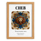 Cheb, Czech Republic – Travel Print, set in oak frame