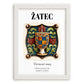 Žatec, Czech Republic – Historic Cities Art Print, placed in minimal white frame