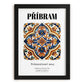 Příbram, Czech Republic – Travel Poster, in sleek black frame