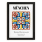 München, Germany – Travel Memories Wall Print, in sleek black frame