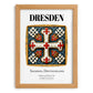Dresden, Germany – Travel Poster, set in oak frame