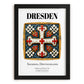 Dresden, Germany – Travel Poster, in sleek black frame