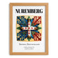 Nuremberg, Germany – Travel Print, set in oak frame