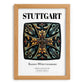 Stuttgart, Germany – Wanderlust-Inspired Poster, set in oak frame