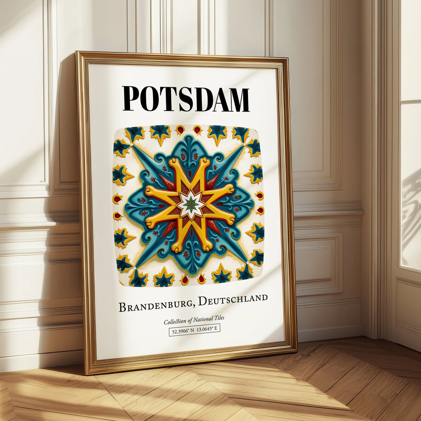 Potsdam, Germany – Travel Poster, styled in a charming Paris street view