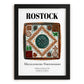Rostock, Germany – Travel Poster, in sleek black frame