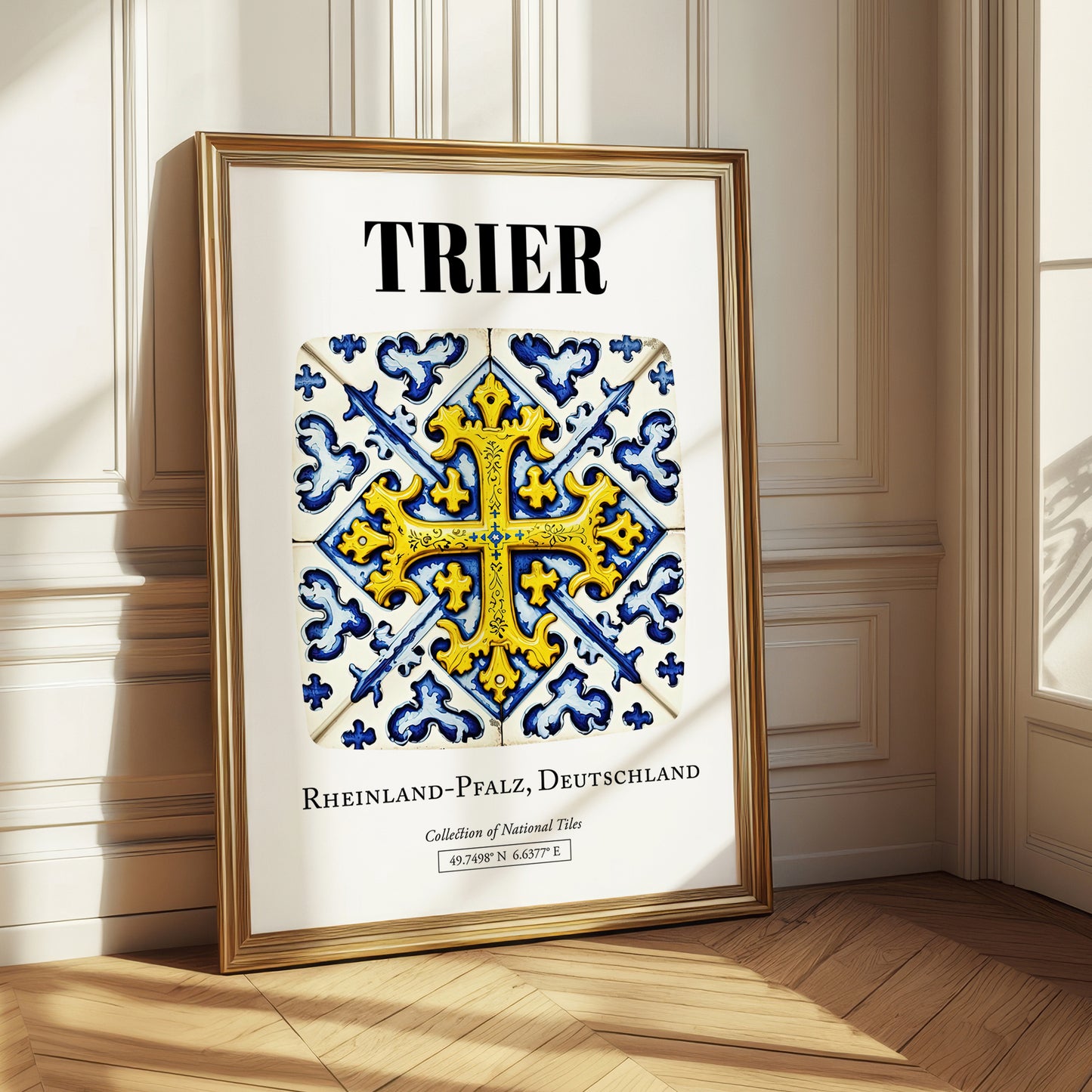 Trier, Germany – Travel Print, styled in a charming Paris street view