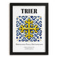 Trier, Germany – Travel Print, in sleek black frame