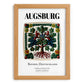 Augsburg, Germany – Travel Poster, set in oak frame