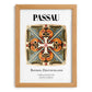 Passau, Germany – Global Cities Wall Print, set in oak frame