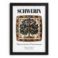 Schwerin, Germany – Travel Poster, in sleek black frame