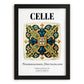 Celle, Germany – Travel Poster, in sleek black frame
