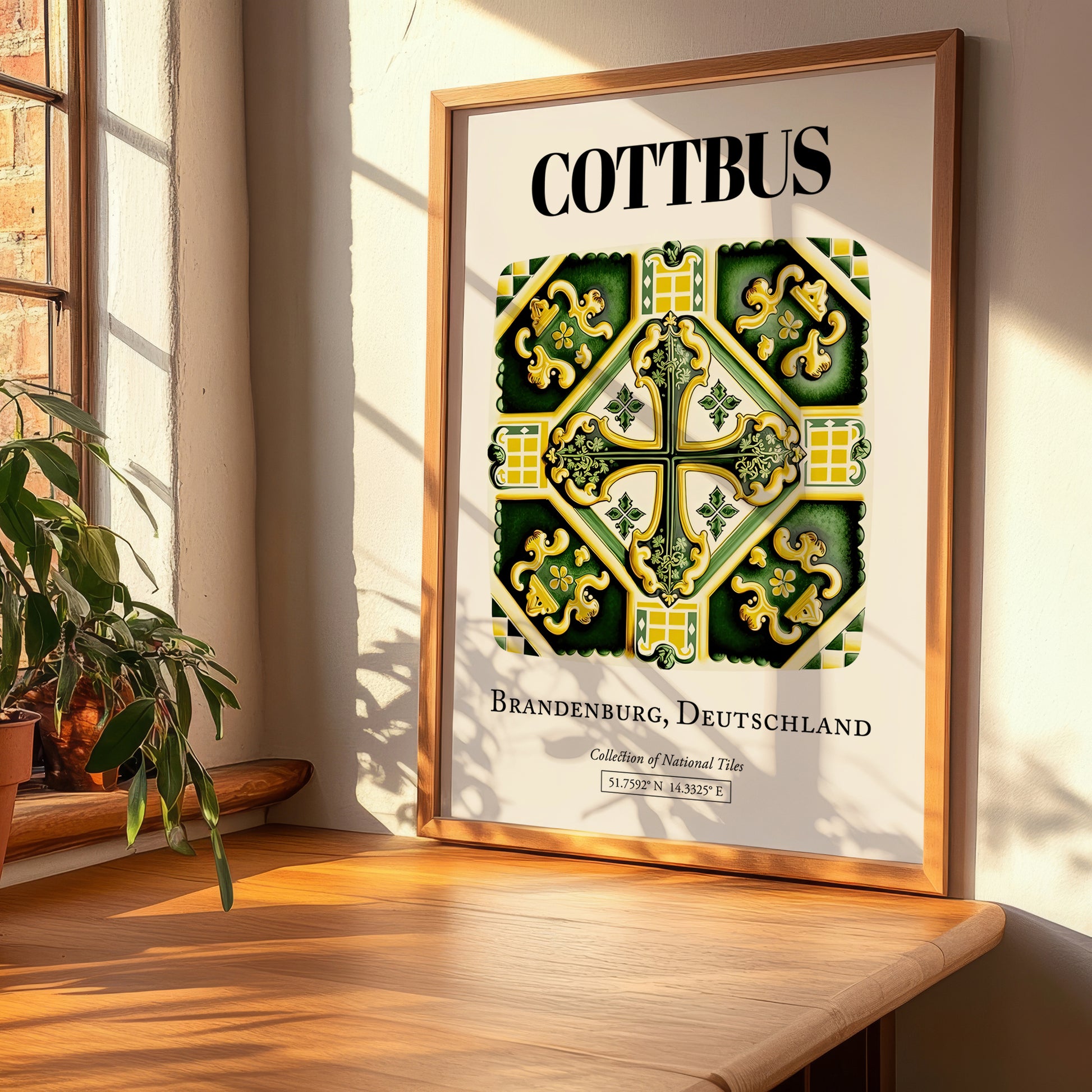 Cottbus, Germany – National Pride Wall Decor, clean layout with no caption