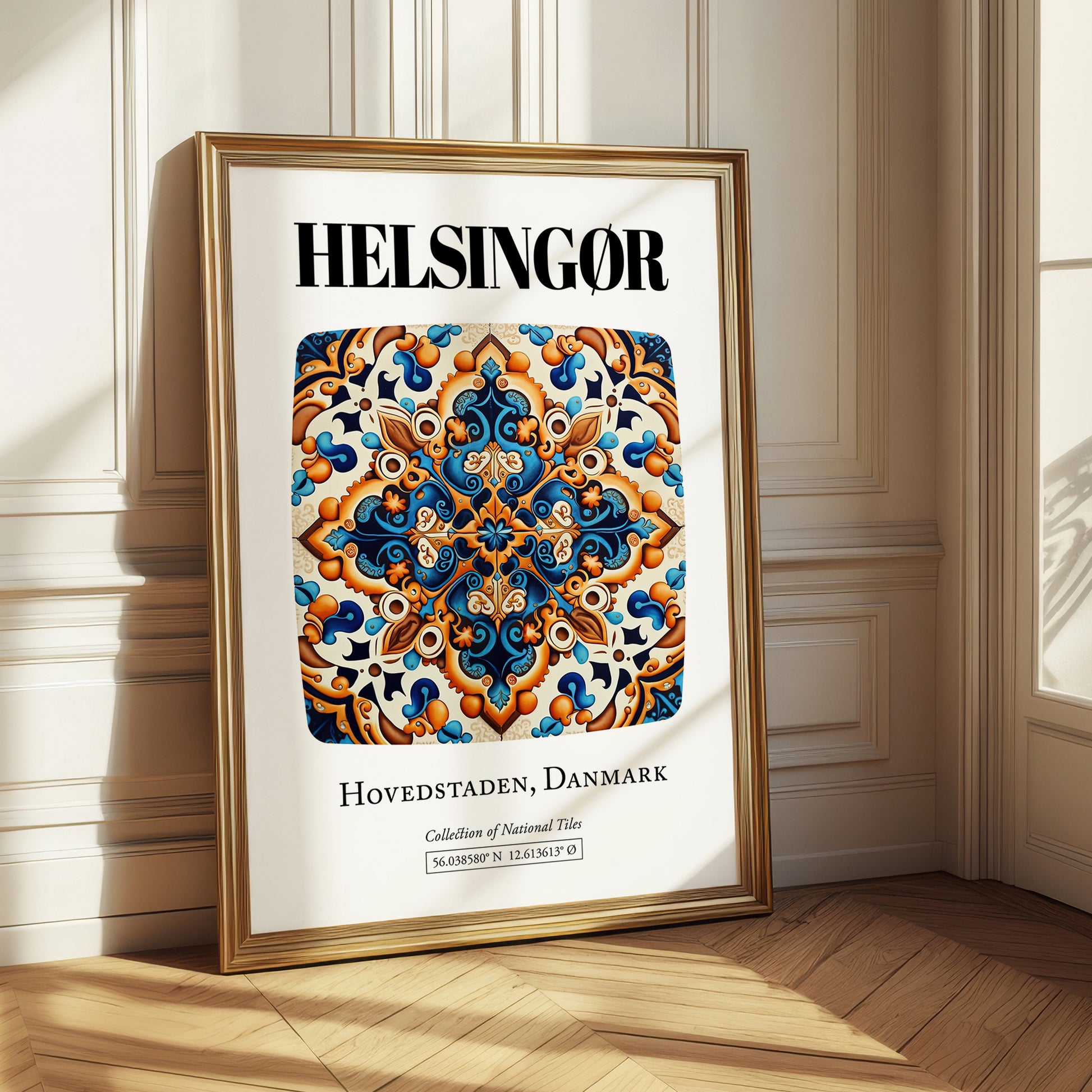 Helsingør, Denmark – Vintage Travel Poster, styled in a charming Paris street view