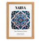 Narva, Estonia – Travel Wall Art, set in oak frame