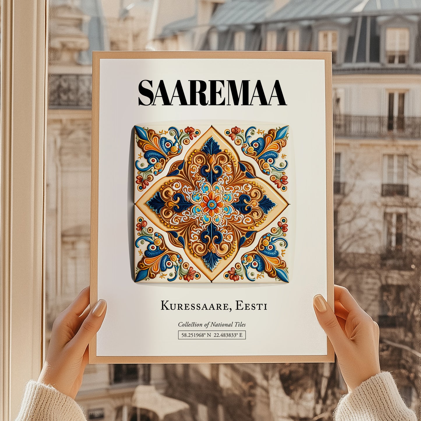 Kuressaare, Estonia – Tourist Destination Poster