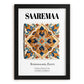 Kuressaare, Estonia – Tourist Destination Poster, in sleek black frame