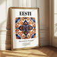 Eesti, Estonia – Travel Print, styled in a charming Paris street view