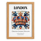 London, England – Travel Wall Decor, set in oak frame