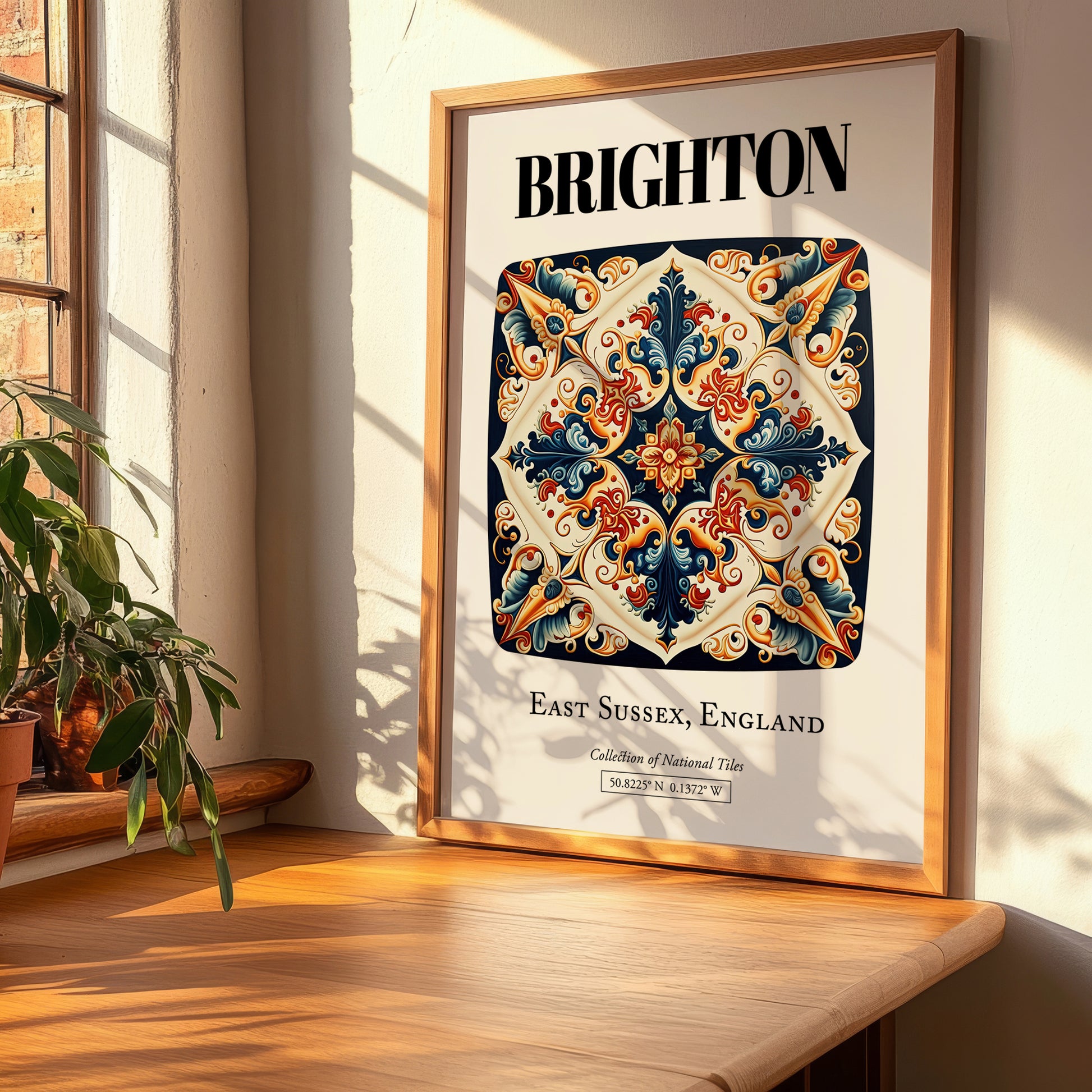 Brighton, England – Travel Wall Art, clean layout with no caption